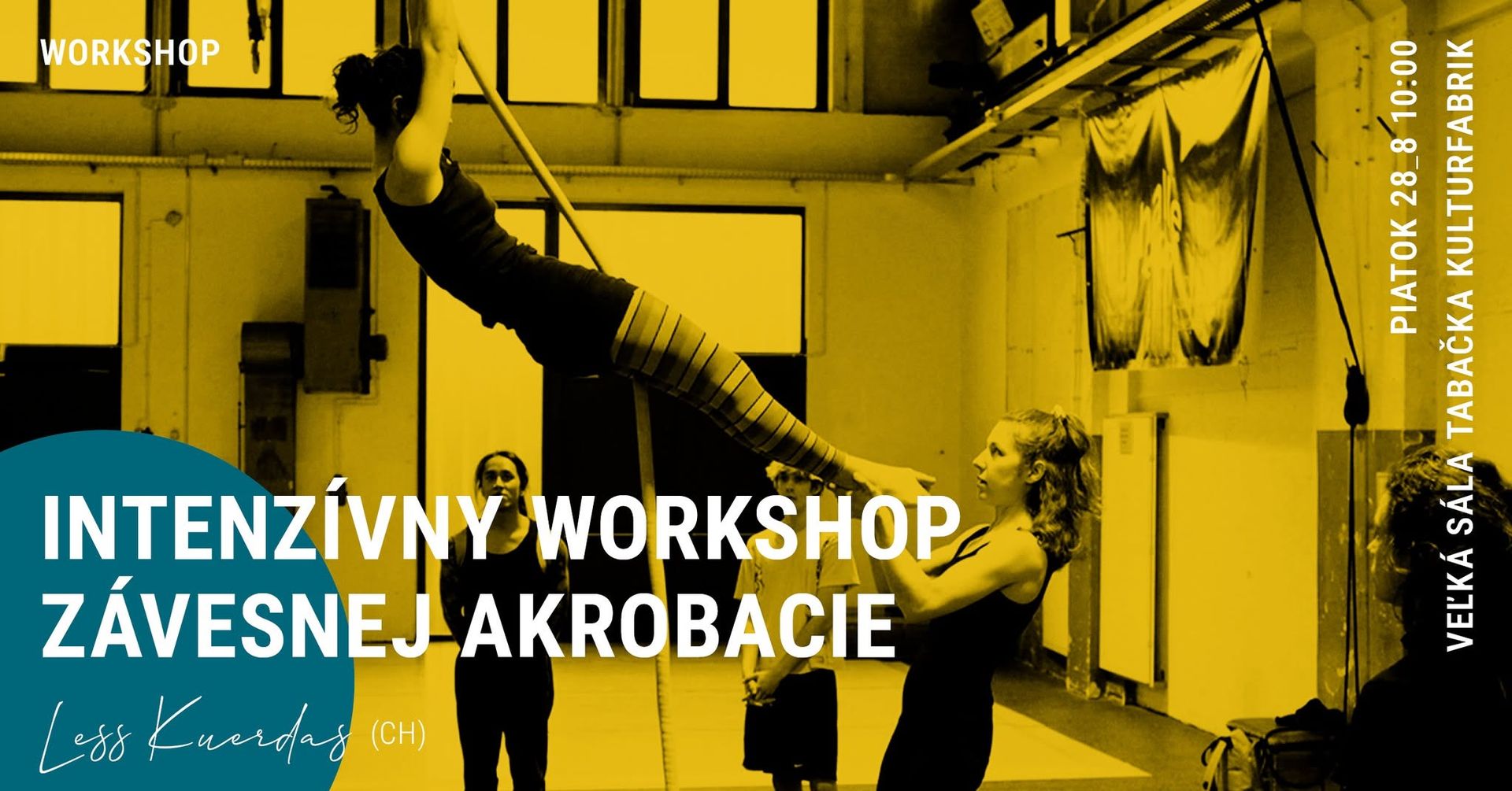 Less Kuerdas: Intenzívny workshop závesnej akrobacie