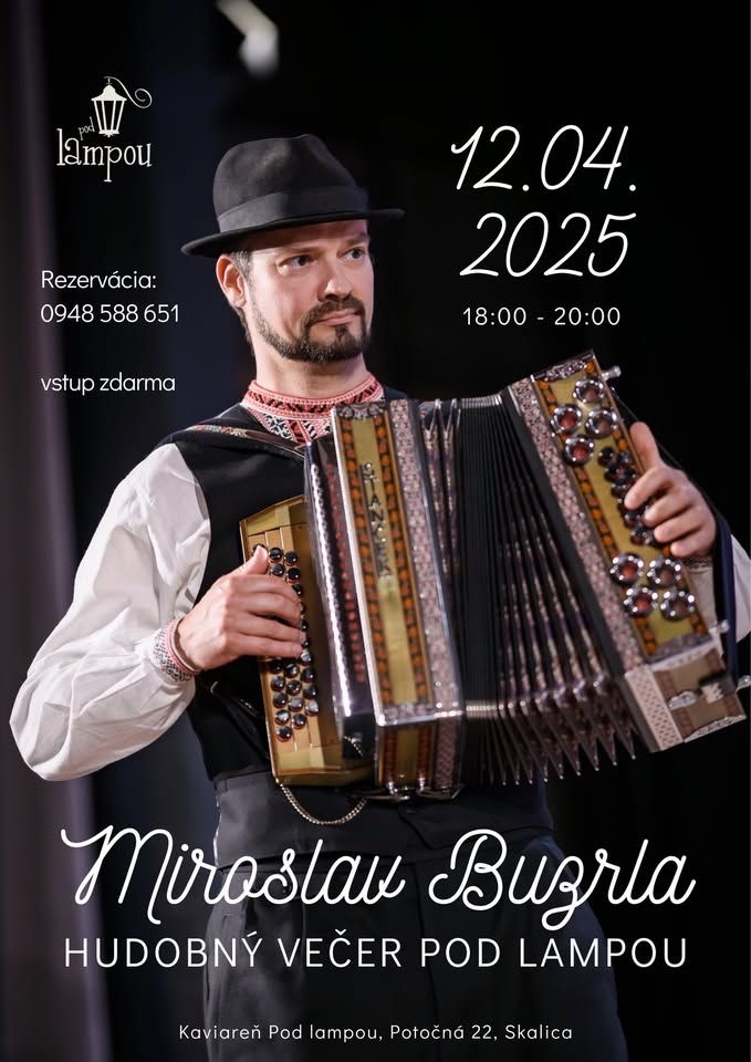 Miroslav Buzrla - hudobný večer Pod lampou
