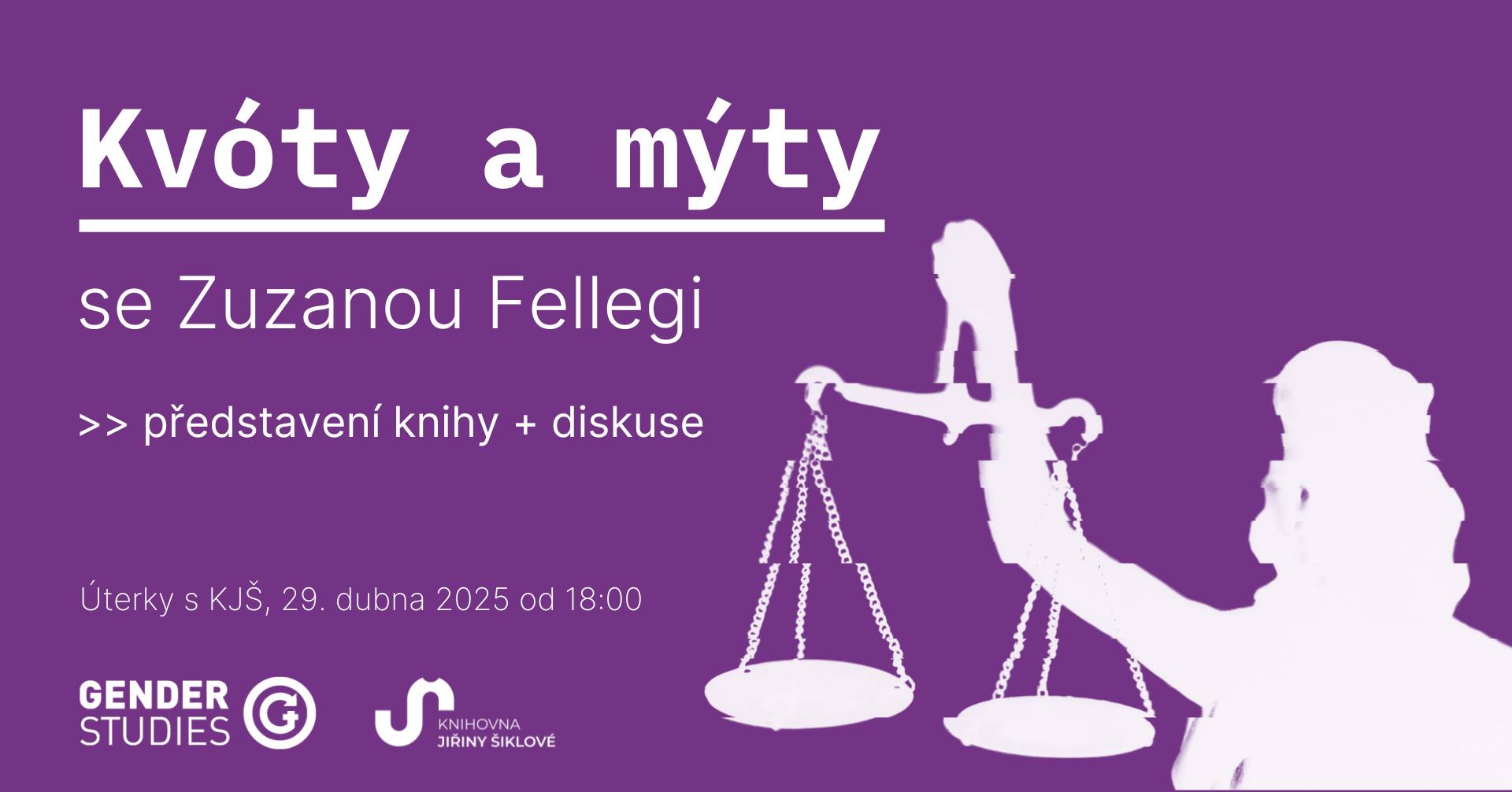 Kvóty a mýty s Dr. Zuzanou Fellegi | Úterky s Knihovnou Jiřiny Šiklové
