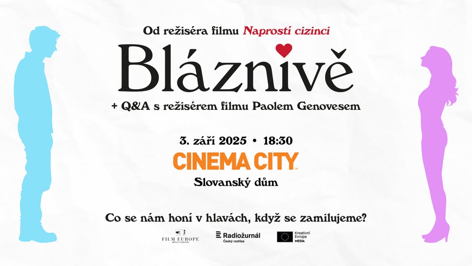 Předpremiéra: Bláznivě + Q&A: Paolo Genovese | Pre-premiere: Madly + Q&A: Paolo Genovese