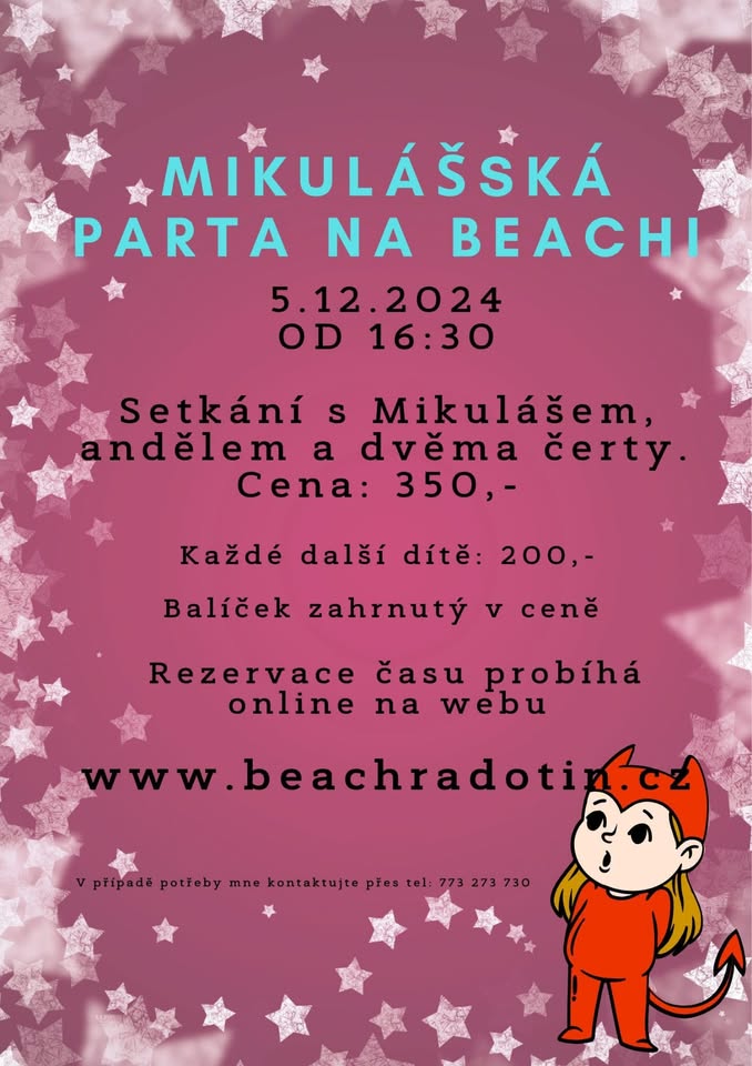 MIKULAŠKÁ PARTA NA BEACHI