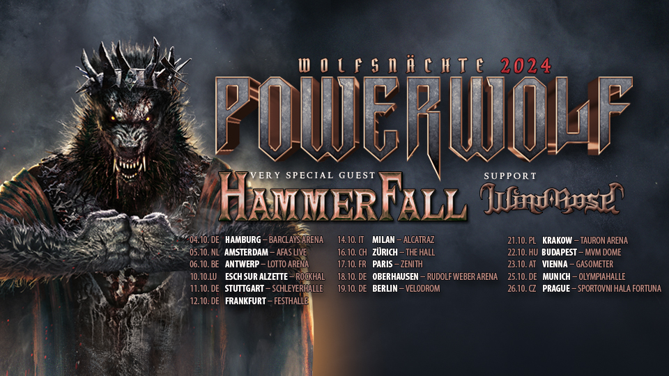POWERWOLF • BERLIN • VELODROM (Hochverlegt!)