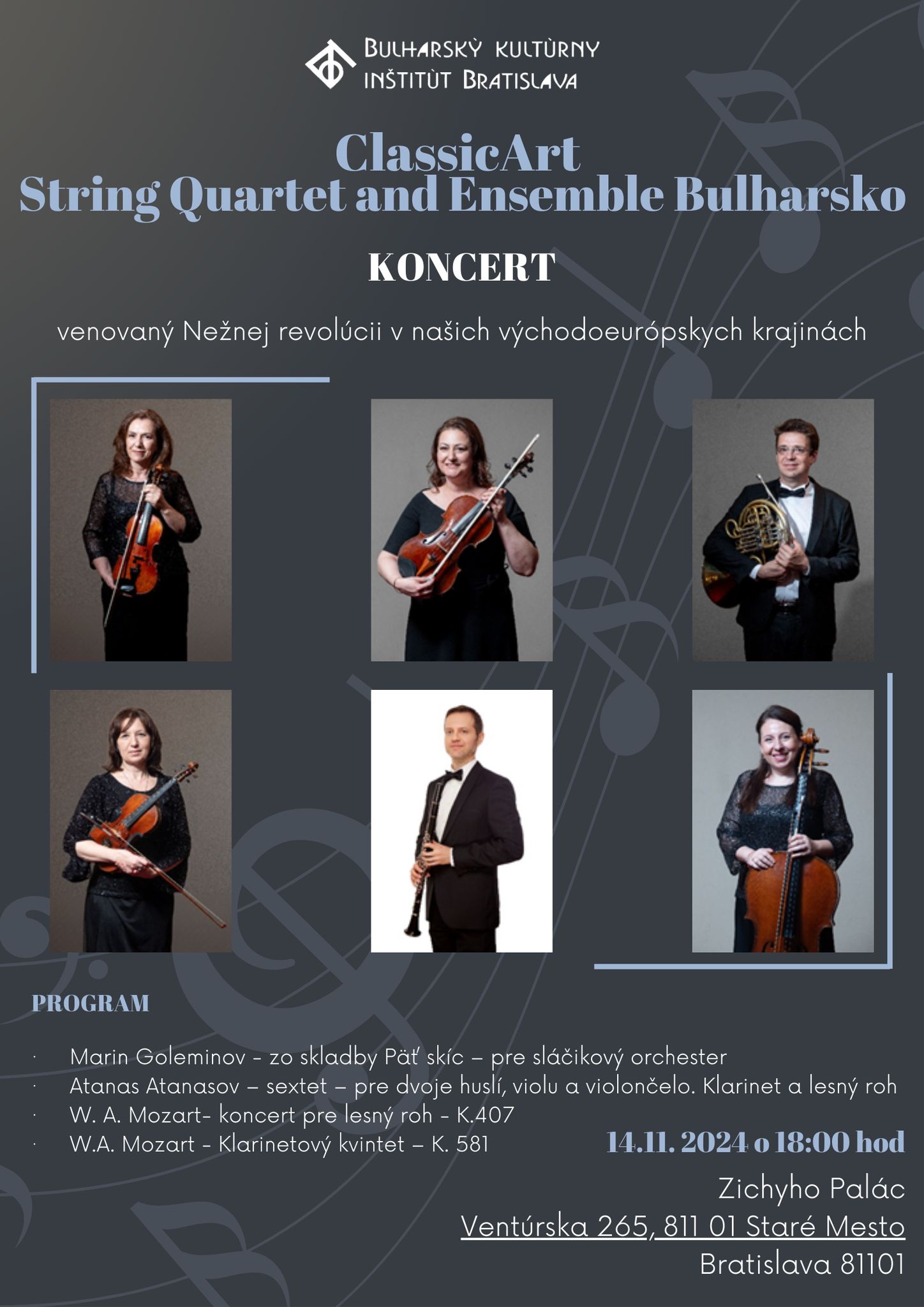 KONCERT - Class g Quartet and Ensemble Bulharsko