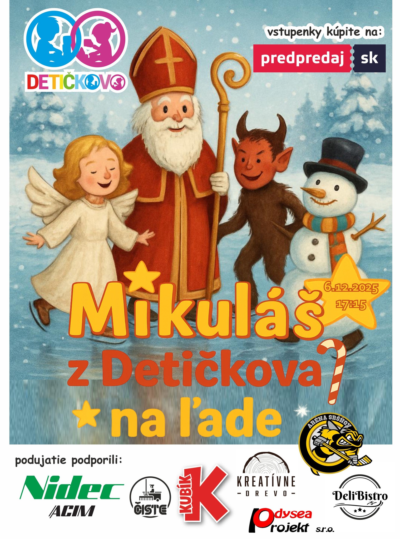 Mikuláš z Detičkova na ľade ⛸️