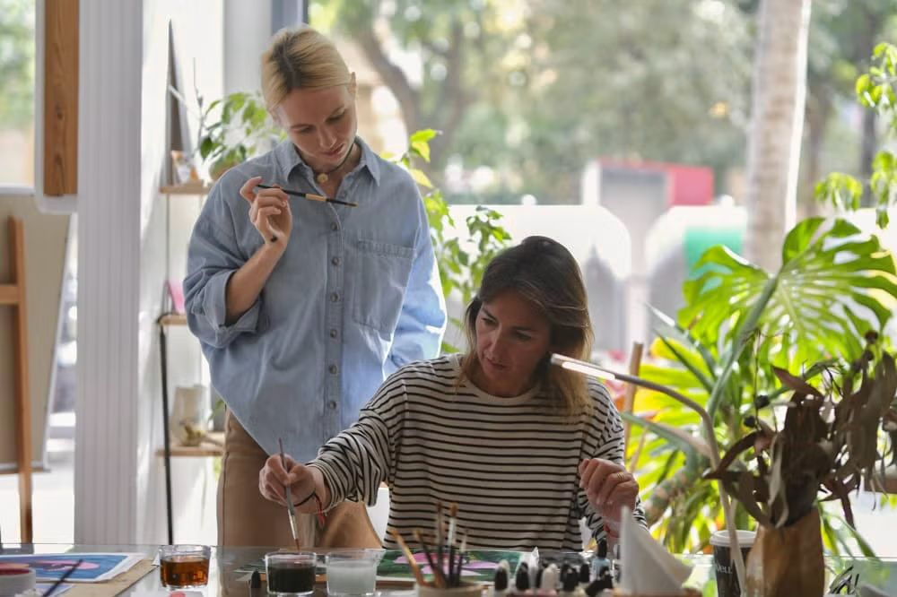 Watercolour workshop with a professional painter for beginners