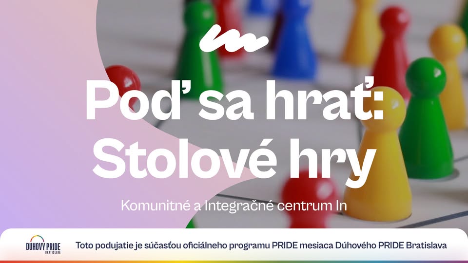 PRIDE mesiac: Poď sa hrať: Stolové hry