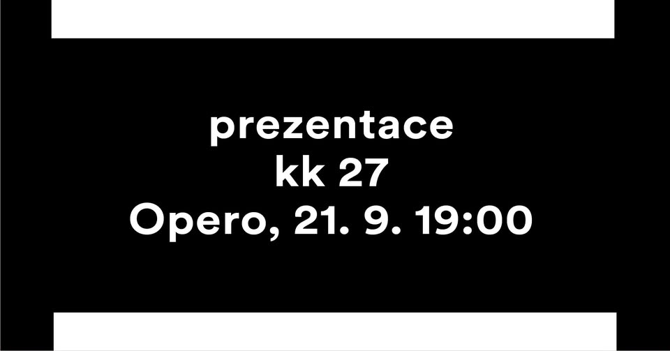 Prezentace Krátkodobé koncepce 2027 | živě v Operu i online