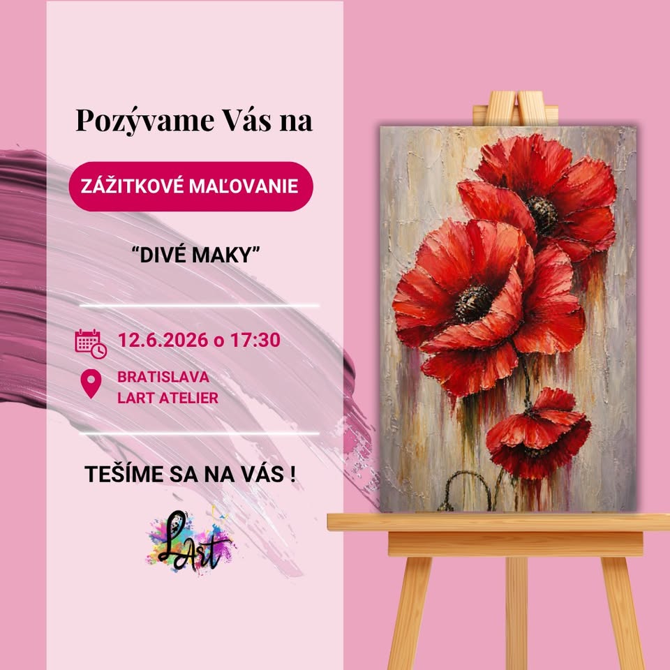 Zážitkové maľovanie- Divé maky