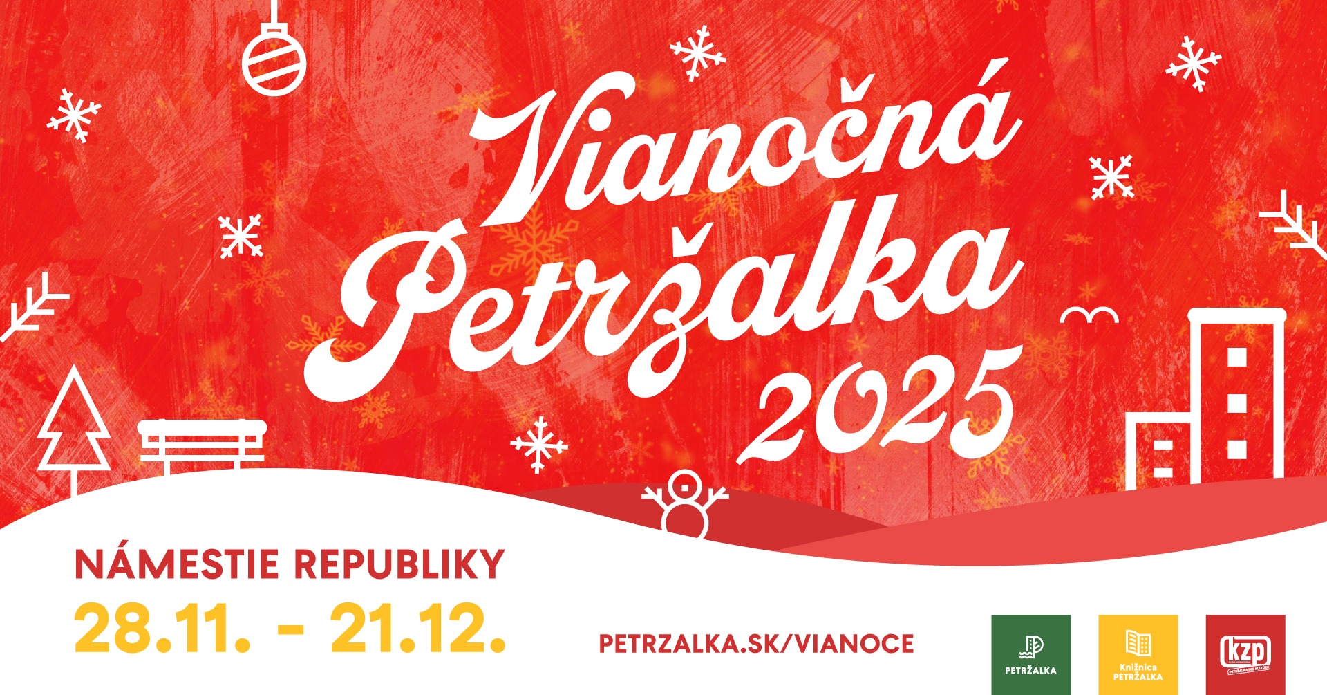 VIANOČNÁ PETRŽALKA 2025  |  NÁMESTIE REPUBLIKY 28. 11. – 21. 12.