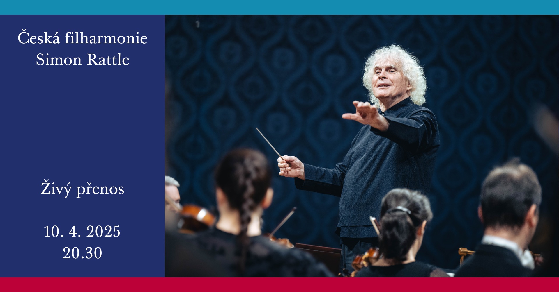 Živý přenos: Dvořák - Slovanské tance (Česká filharmonie & Simon Rattle) + Aftertalk