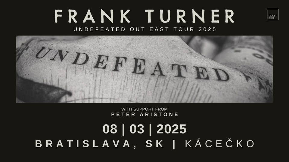 Frank Turner | Bratislava