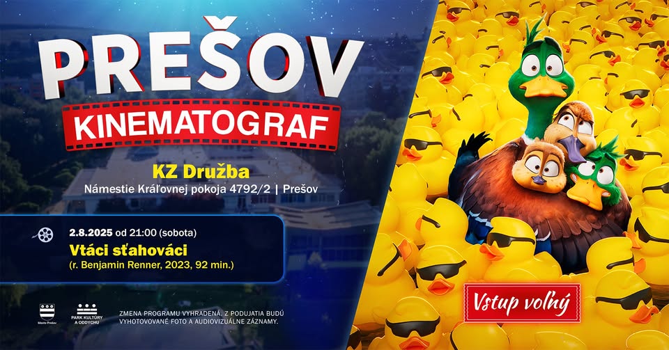 VTÁCI SŤAHOVÁCI | PREŠOV KINEMATOGRAF
