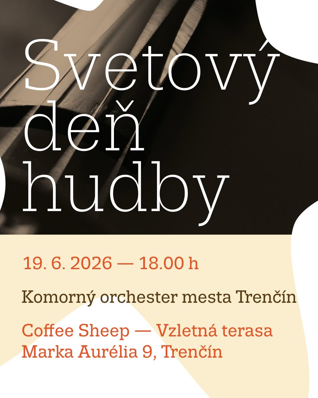 Koncert Komorného orchestra mesta Trenčín — Svetový deň hudby 2026