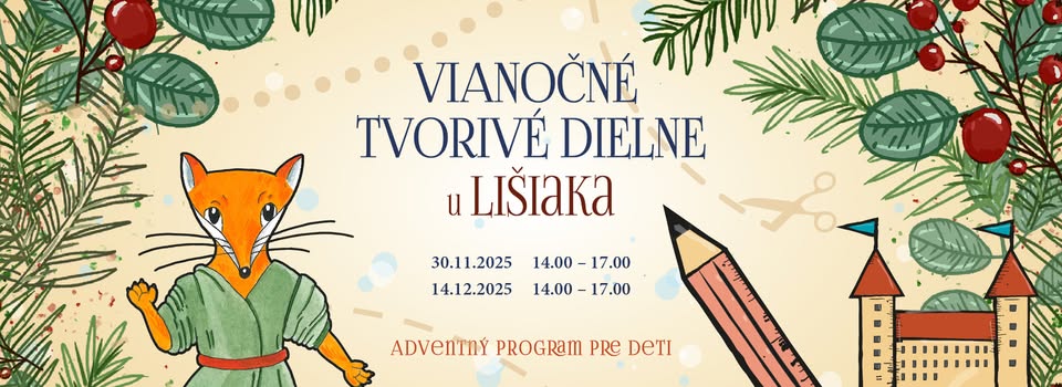 Vianočné tvorivé dielne pre deti na Bratislavskom hrade