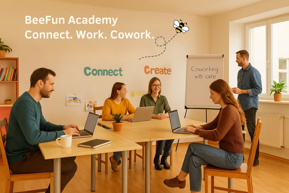 BeeFun Academy - Connect. Work. Cowork