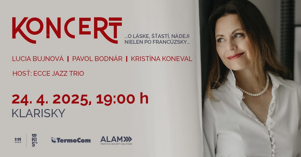 Šansónový koncert Bujnová/Bodnár/Koneval