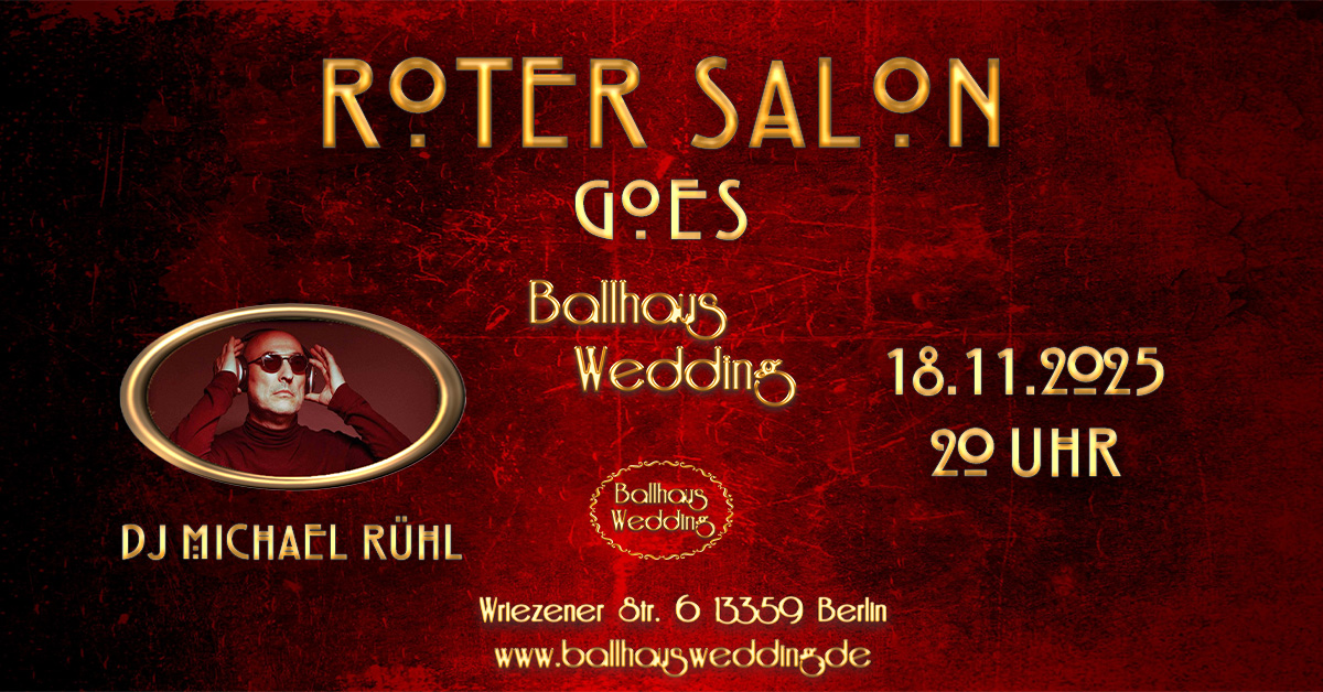 Tangonacht im Ballhaus Wedding am Dienstag den 18.11.25 ab 20 Uhr