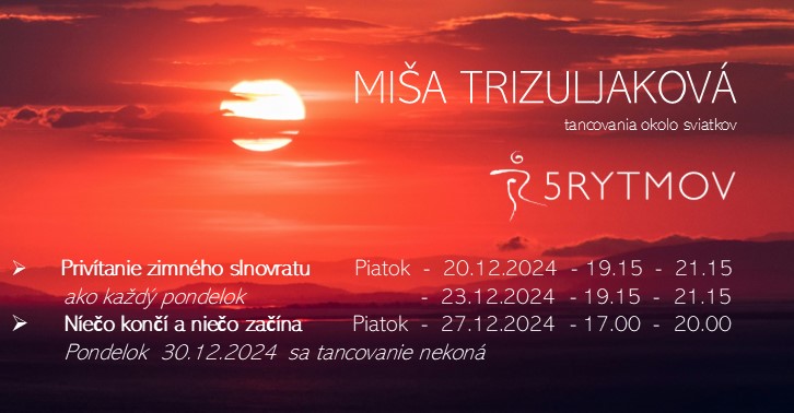 Privítanie zimného slnovratu a ďaľšie tancovania cez Vianočné sviatky