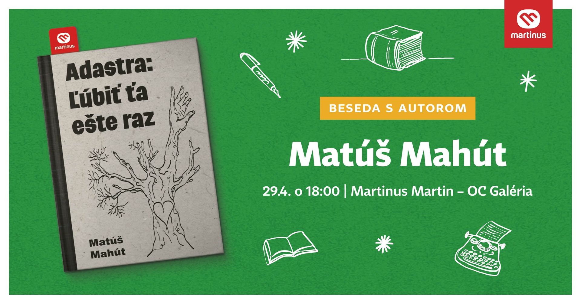Beseda s Matúšom Mahútom v Martine
