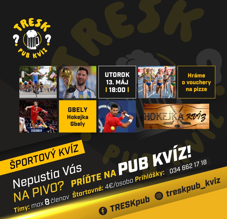 Gbely - ŠPORTOVÝ kvíz v Hokejke