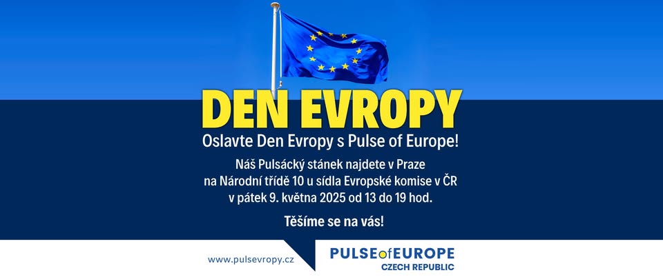 Oslavte Den Evropy s Pulse of Europe