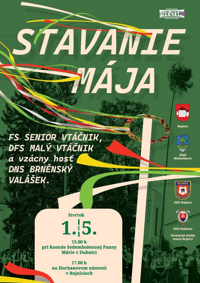 Stavanie mája v Bojniciach
