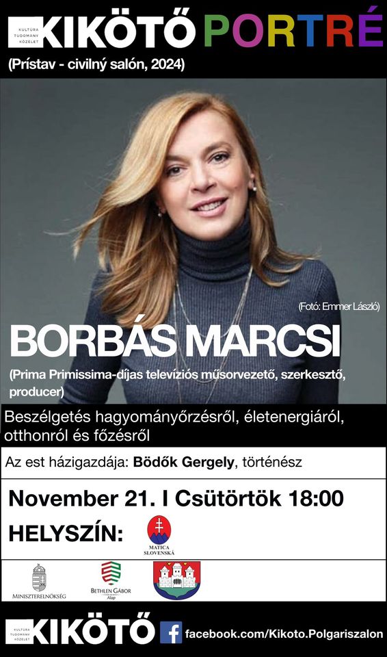 Beszélgetés Borbás Marcsi Prima Primissima-díjas televíziós műsorvezetővel, szerkesztővel
