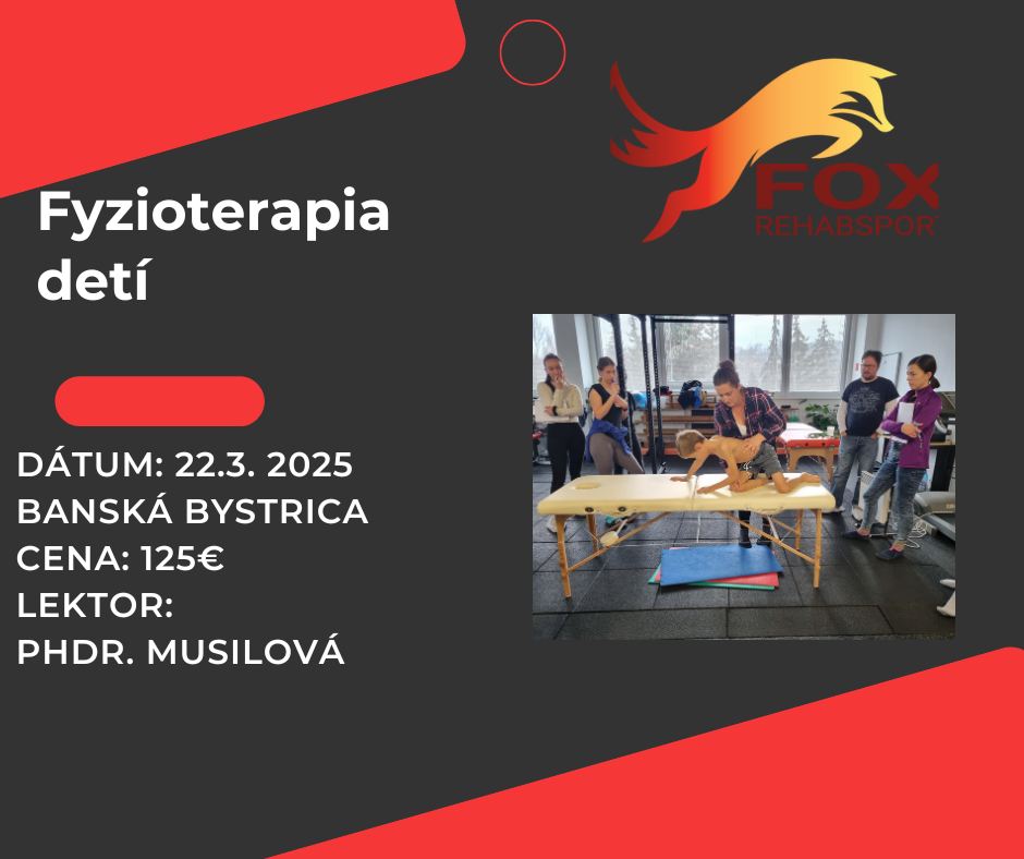 Fyzioterapia detí - kurz