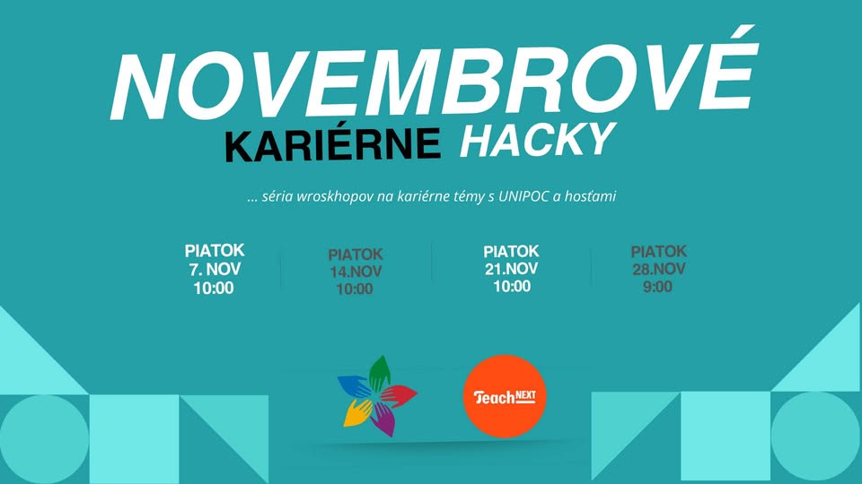 NOVEMBROVÉ KARIÉRNE HACKY