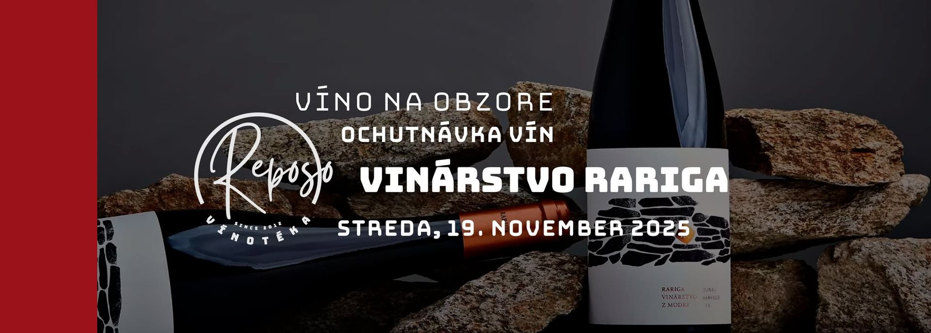 Ochutnávka vín | Vinárstvo RARIGA | 19.11.2025
