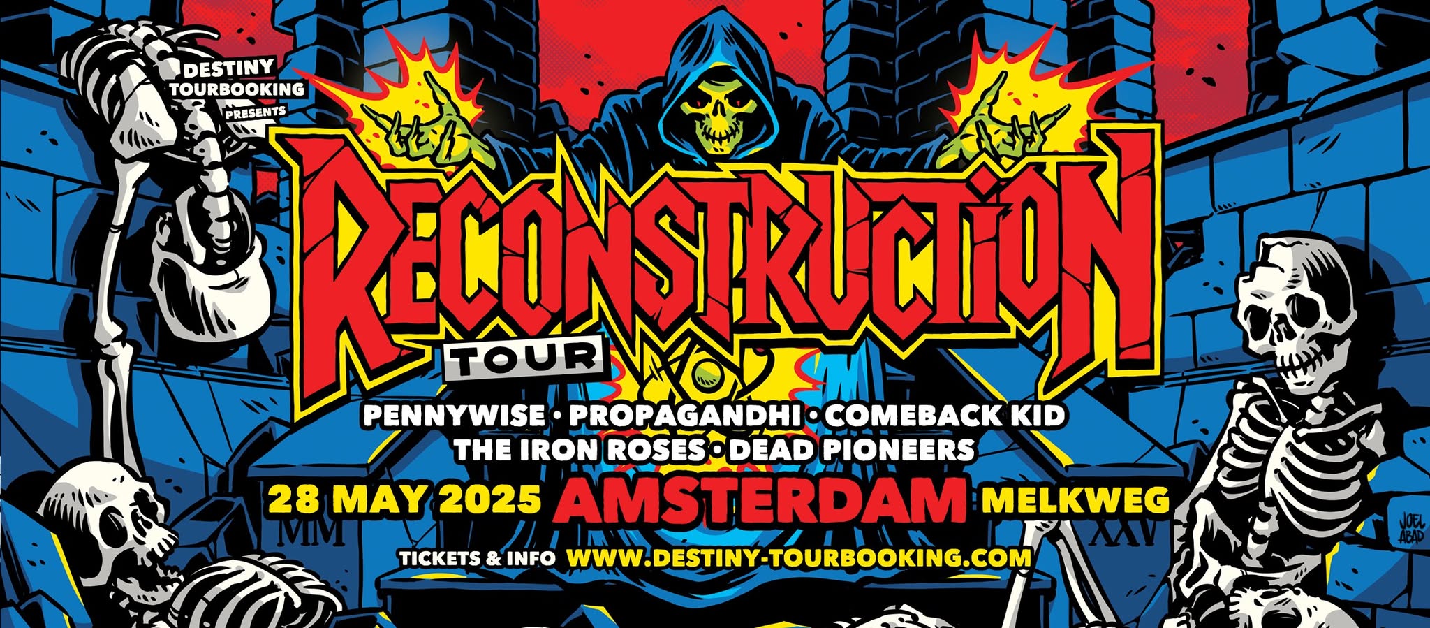 Pennywise / Propagandhi / Comeback Kid / The Iron Roses / Dead Pioneers - Melkweg Amsterdam