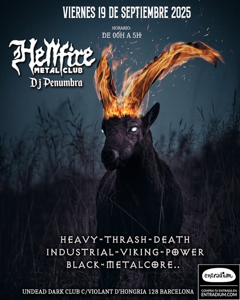 🔥 🔥 HELLFIRE Metal Club - 19 de Septiembre 🔥🔥