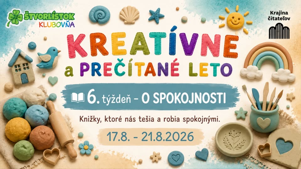 🏺 Kreatívne a prečítané leto 6.týždeň