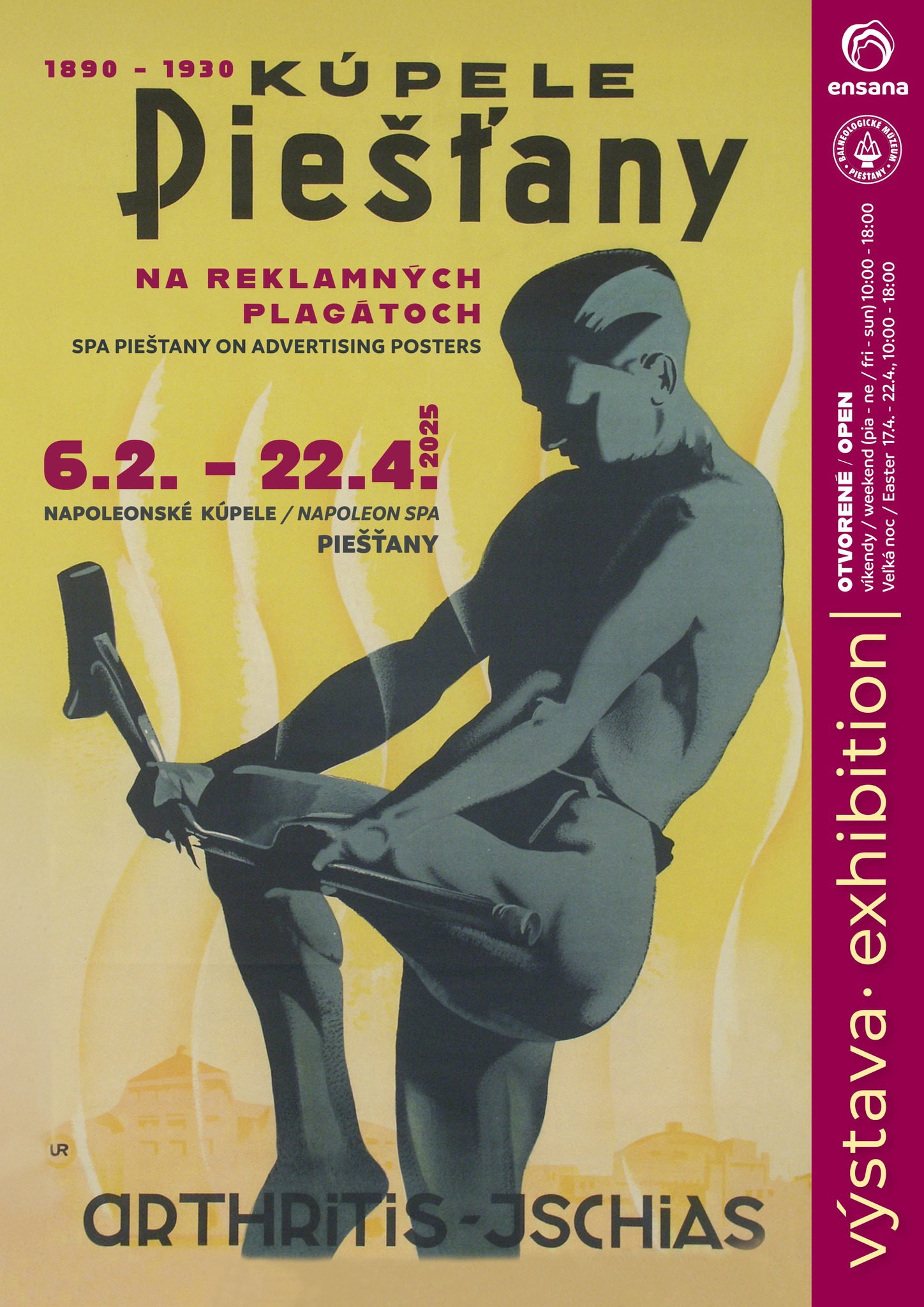VÝSTAVA - Kúpele Piešťany na reklamných plagátoch