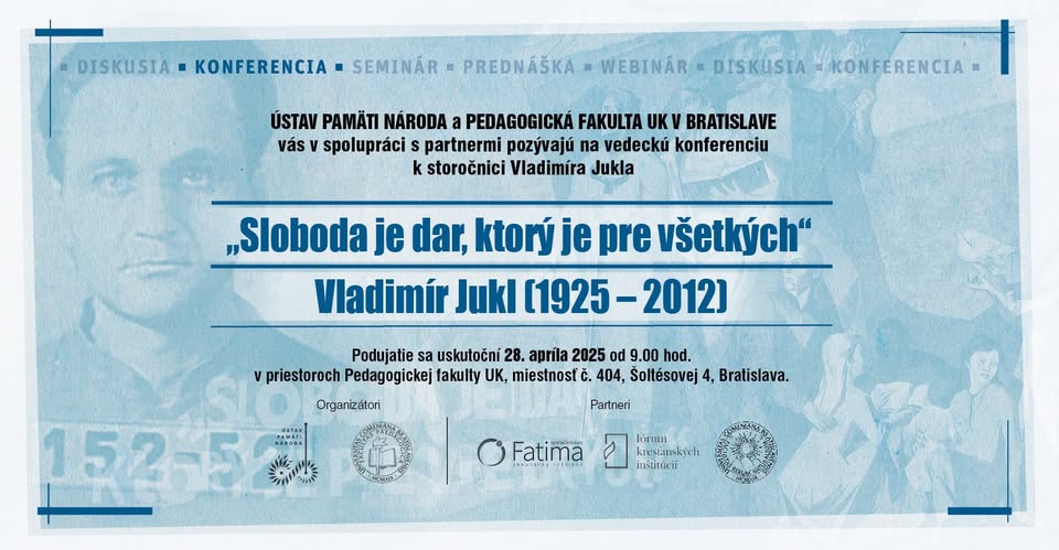 Vedecká konferencia k 100. výročiu narodenia Vladimíra Jukla