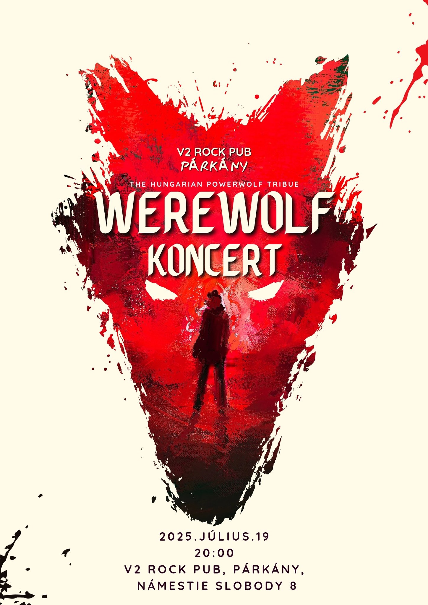 🎸🌕 Farkasok éjszakája a V2 Rock Pubban! 🌕🎸
