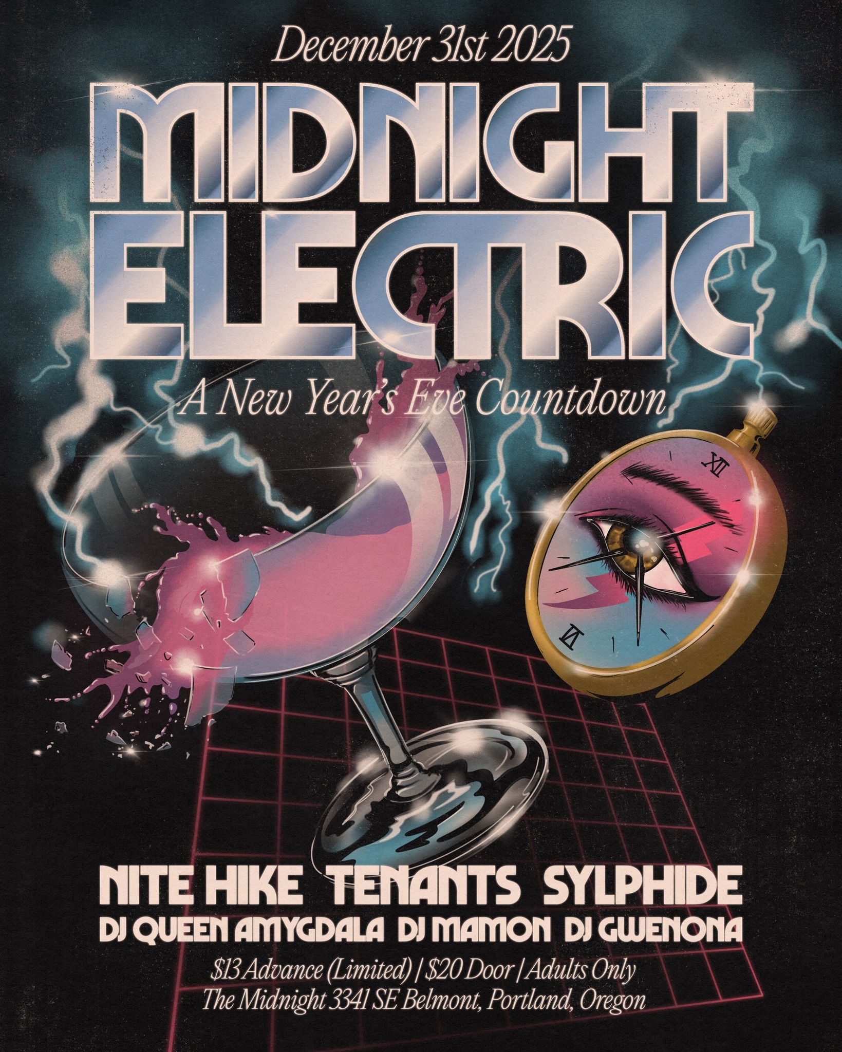 MIDNIGHT ELECTRIC - NEW YEAR’S EVE AT THE MIDNIGHT SOCIETY