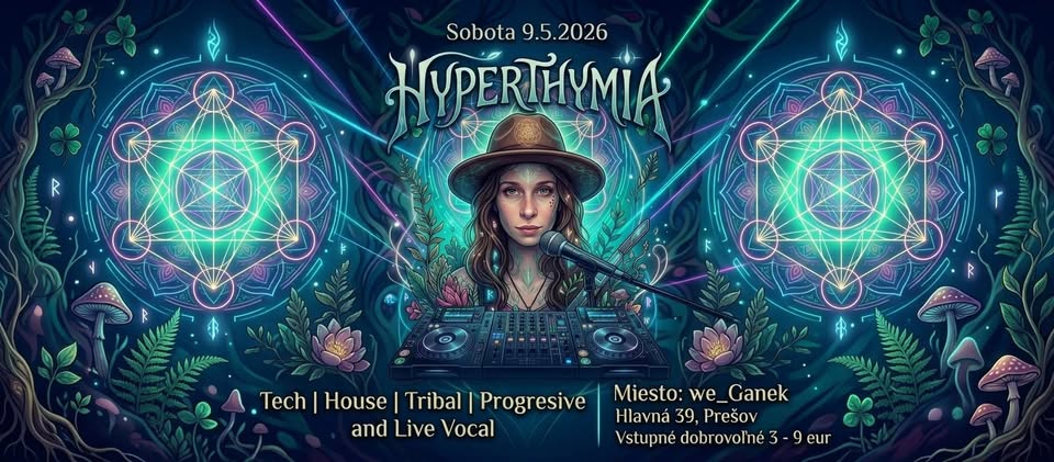 🎧 HYPERTHYMIA ✨ 🔥 Tech | House | Tribal | Progresive a Live Vocal
