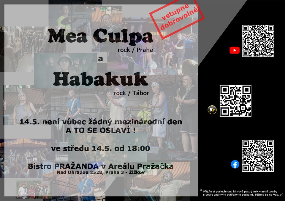 koncert Mea Culpa a Habakuk na Žižkově
