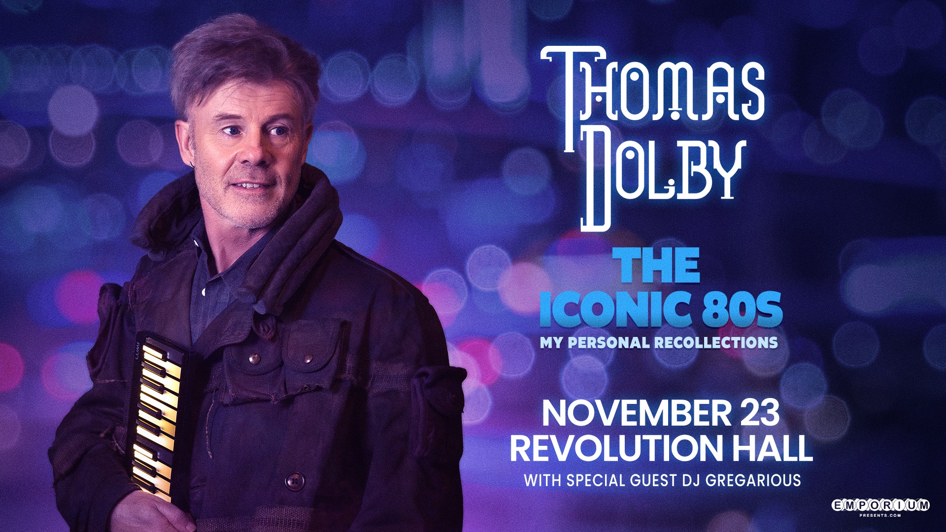 Thomas Dolby: The Iconic 80s My Personal Recollections in Portland, OR