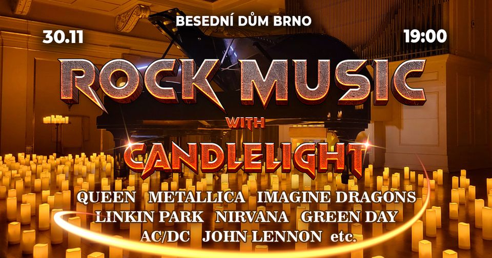 Rock Music with candlelight