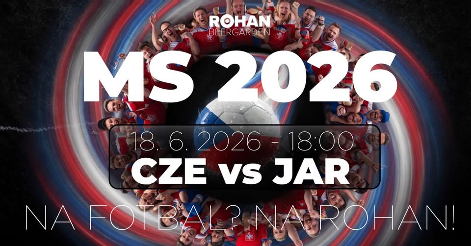 MS 2026 - přijď fandit na Rohan! ⚽