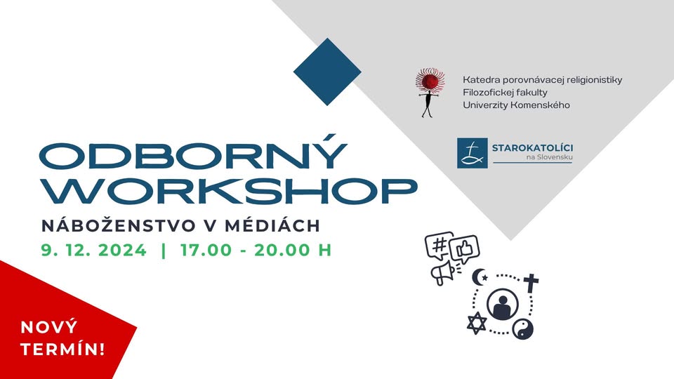 Odborný workshop | Náboženstvo v médiách | NOVÝ TERMÍN