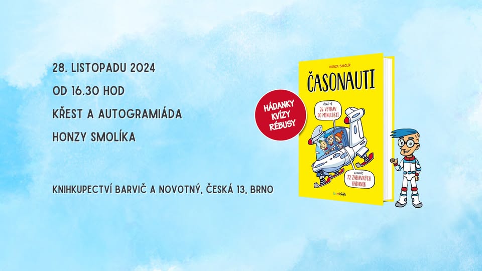 Časonauti - křest a autogramiáda Honzy Smolíka