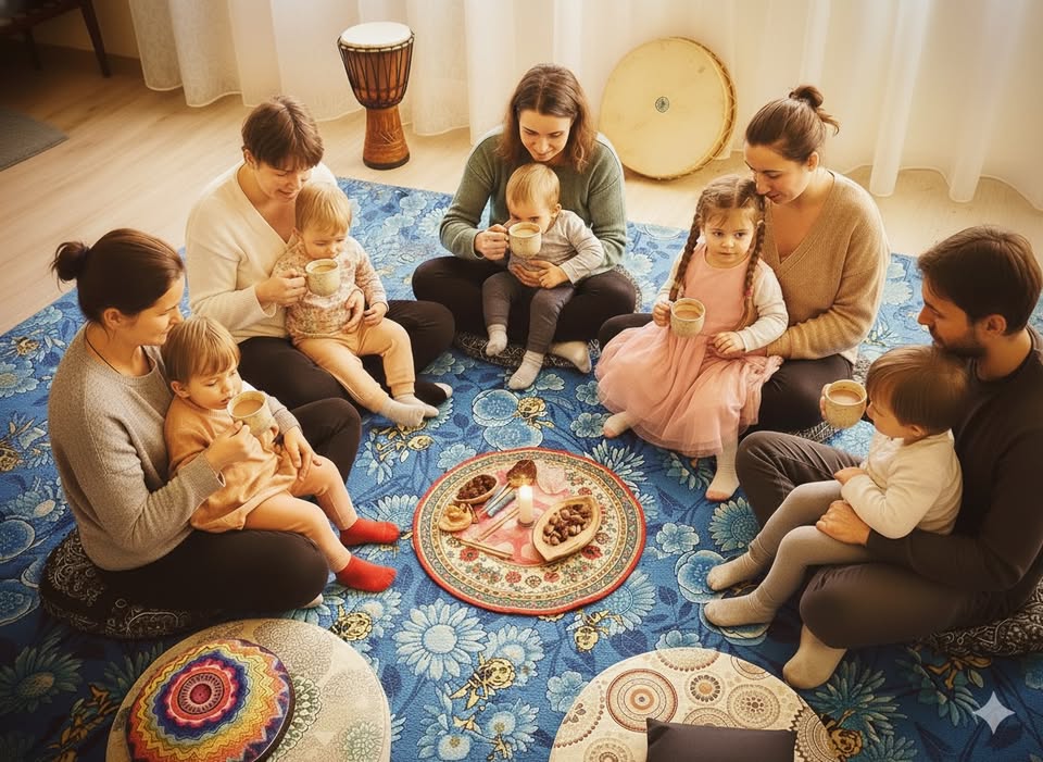 Harmonizujúci detský kruh s ochutnávkou ceremoniálneho kakaa ☕️