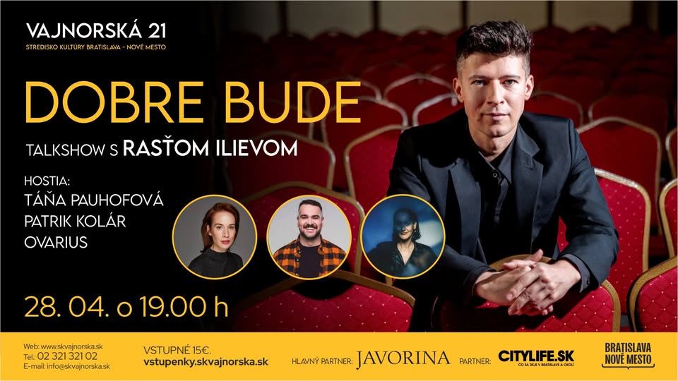 Dobre bude - talkshow s Rasťom Ilievom