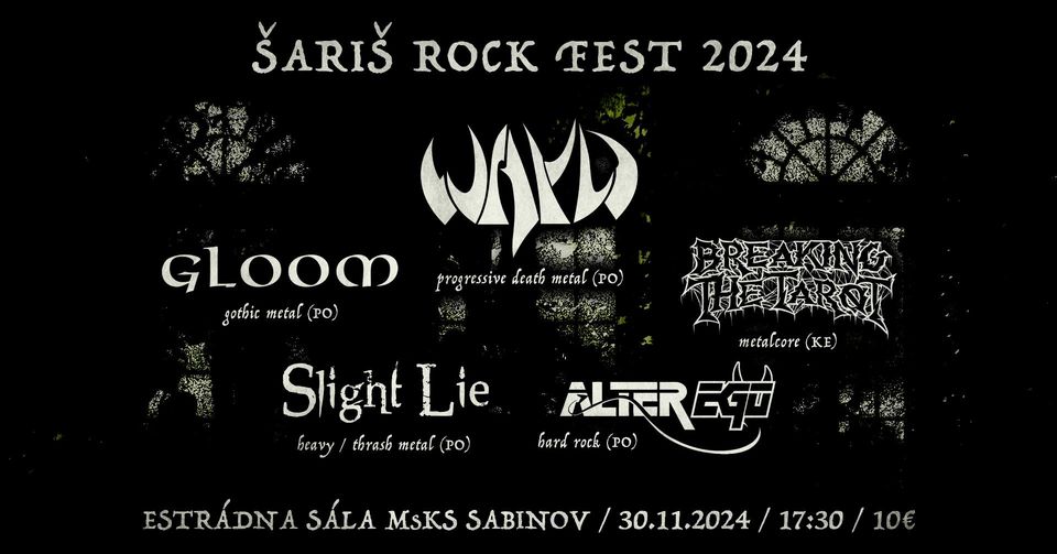 ŠARIŠ ROCK FEST 2024