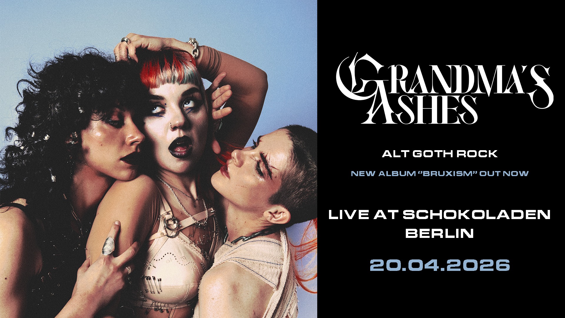 Grandma´s Ashes (New Wave + Grunge / Paris) + support