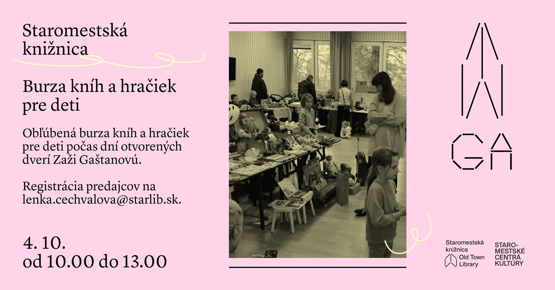 Burza kníh a hračiek pre deti | Zaži Gaštanovú