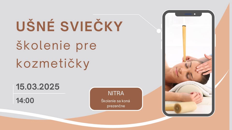 Ušné sviečky pre kozmetičky